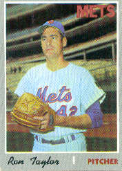 1970 Topps Baseball Cards      419     Ron Taylor